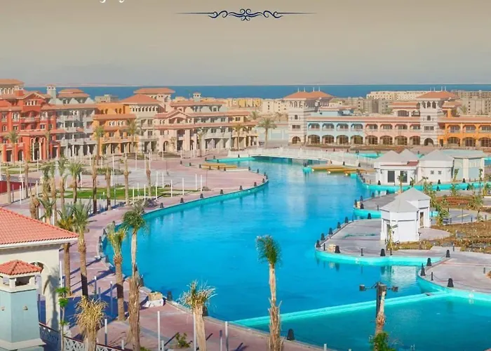 Elegant & Aqua Park Direct Lagoon View Free Wi-fi Sheikh Apartman *